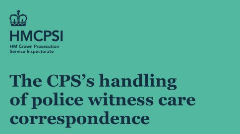 The CPS’s handling of police witness care correspondence